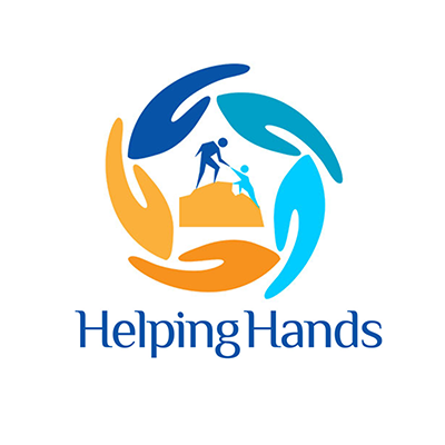 Hand team friends community logo and symbols Vector Image